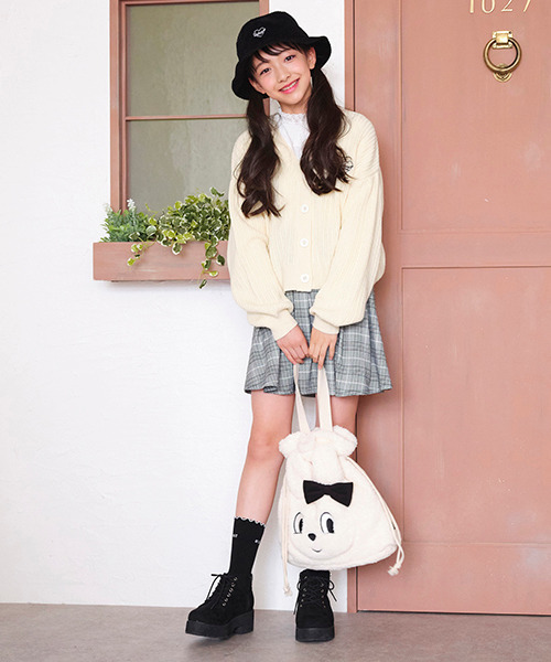 by LOVEiT(バイラビット)の「トートバッグ(ラビコ・ビビ)【もこもこ】【くま柄】(トートバッグ・キッズ・ベージュ/アイボリー・FREE)」の16枚目の写真