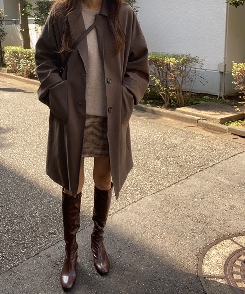 LAUIR（ラウアー）の「スクエアトゥロングブーツ（ブーツ・レディース・ホワイト/ブラック/ブラウン・39/36/37/38/35）」の5枚目の写真