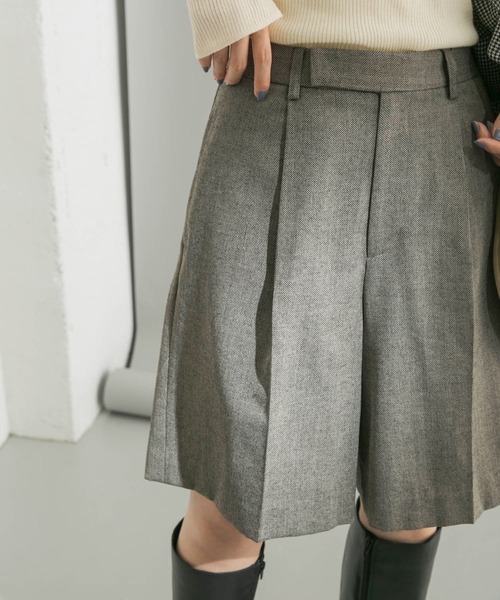 URBAN RESEARCH（アーバンリサーチ）の「マニッシュツィードハーフパンツ（その他パンツ・レディース・グレー系その他/ベージュ系その他・38/36）」の18枚目の写真