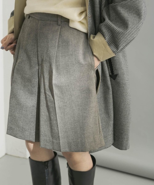 URBAN RESEARCH（アーバンリサーチ）の「マニッシュツィードハーフパンツ（その他パンツ・レディース・グレー系その他/ベージュ系その他・38/36）」の21枚目の写真