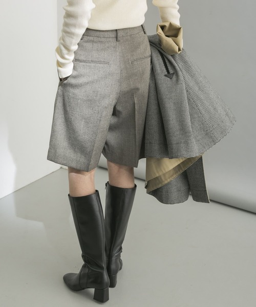 URBAN RESEARCH（アーバンリサーチ）の「マニッシュツィードハーフパンツ（その他パンツ・レディース・グレー系その他/ベージュ系その他・38/36）」の15枚目の写真
