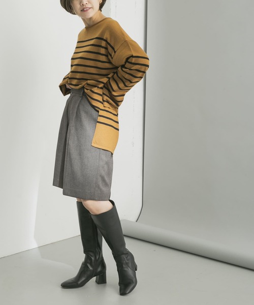 URBAN RESEARCH（アーバンリサーチ）の「マニッシュツィードハーフパンツ（その他パンツ・レディース・グレー系その他/ベージュ系その他・38/36）」の20枚目の写真