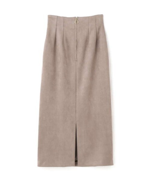 N.（N. Natural Beauty Basic）（エヌエヌナチュラルビューティーベーシック）の「【S Size Line】◆フェイクスウェードタイトスカート（スカート・レディース・モカ/ピンク/グリーン/グレー・SMALL/MEDIUM）」の5枚目の写真