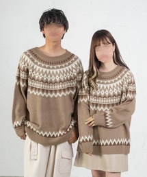 PairPair | ノルディック柄ニット(ユニセックス)(ニット/セーター)