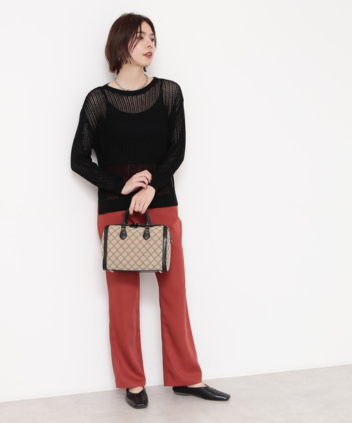 N.（N. Natural Beauty Basic）（エヌエヌナチュラルビューティーベーシック）の「【追加生産】◆モノグラムミニボストンバッグ（ボストンバッグ・レディース・ブラック系その他/ベージュ系その他/ホワイト系その他・ﾌﾘ-）」の15枚目の写真