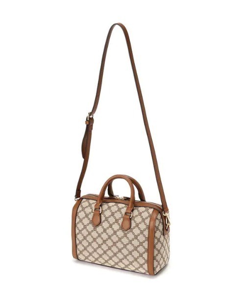 N.（N. Natural Beauty Basic）（エヌエヌナチュラルビューティーベーシック）の「【追加生産】◆モノグラムミニボストンバッグ（ボストンバッグ・レディース・ブラック系その他/ベージュ系その他/ホワイト系その他・ﾌﾘ-）」の18枚目の写真