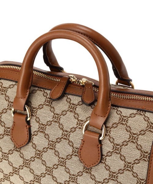 N.（N. Natural Beauty Basic）（エヌエヌナチュラルビューティーベーシック）の「【追加生産】◆モノグラムミニボストンバッグ（ボストンバッグ・レディース・ブラック系その他/ベージュ系その他/ホワイト系その他・ﾌﾘ-）」の12枚目の写真