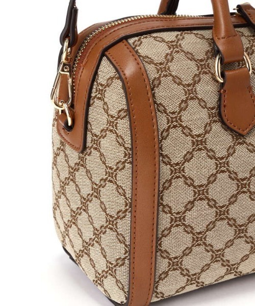 N.（N. Natural Beauty Basic）（エヌエヌナチュラルビューティーベーシック）の「【追加生産】◆モノグラムミニボストンバッグ（ボストンバッグ・レディース・ブラック系その他/ベージュ系その他/ホワイト系その他・ﾌﾘ-）」の14枚目の写真
