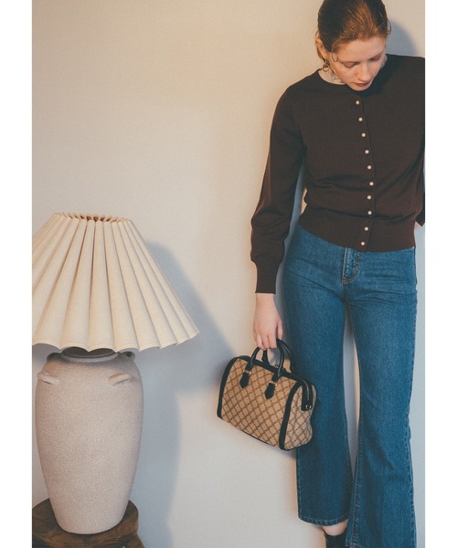 N.（N. Natural Beauty Basic）（エヌエヌナチュラルビューティーベーシック）の「【追加生産】◆モノグラムミニボストンバッグ（ボストンバッグ・レディース・ブラック系その他/ベージュ系その他/ホワイト系その他・ﾌﾘ-）」の17枚目の写真