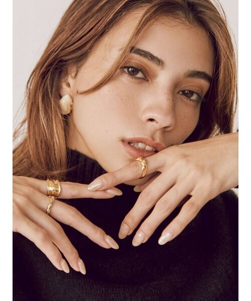 EVRIS（エヴリス）の「MELT 3PCS リング（リング・レディース・シルバー/ゴールド・FREE）」の4枚目の写真