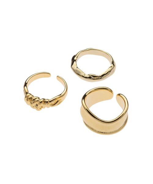 EVRIS（エヴリス）の「MELT 3PCS リング（リング・レディース・シルバー/ゴールド・FREE）」の11枚目の写真