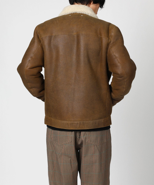 ポールスミスPaul Smith ベージュムートンジャケット　サイズL ポールスミスPaul Smith ベージュムートンジャケット サイズL - メルカリ