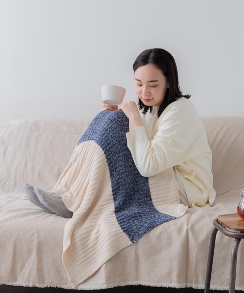 collex（コレックス）の「【TAUKO/タウコ】リブブランケット 100×140cm