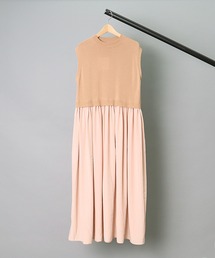 【 ADAWAS / アダワス 】 GATHERED DRESS / ギャザードレス