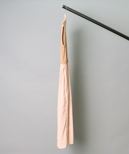 ADAWAS（アダワズ）の「【 ADAWAS / アダワス 】 GATHERED DRESS / ギャザードレス（ワンピース・レディース・ブラウン/ピンク・FREE）」の5枚目の写真