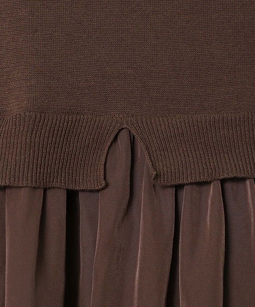 ADAWAS（アダワズ）の「【 ADAWAS / アダワス 】 GATHERED DRESS / ギャザードレス（ワンピース・レディース・ブラウン/ピンク・FREE）」の12枚目の写真