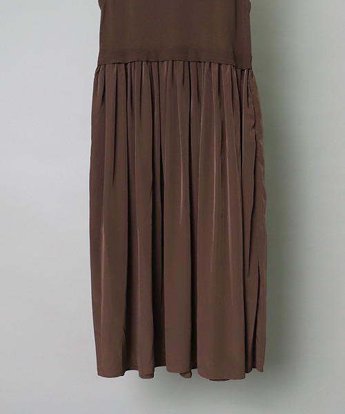 ADAWAS（アダワズ）の「【 ADAWAS / アダワス 】 GATHERED DRESS / ギャザードレス（ワンピース・レディース・ブラウン/ピンク・FREE）」の10枚目の写真
