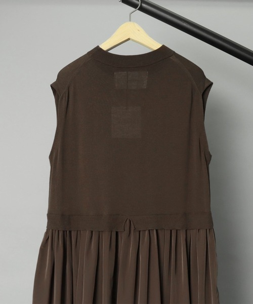 ADAWAS（アダワズ）の「【 ADAWAS / アダワス 】 GATHERED DRESS / ギャザードレス（ワンピース・レディース・ブラウン/ピンク・FREE）」の16枚目の写真