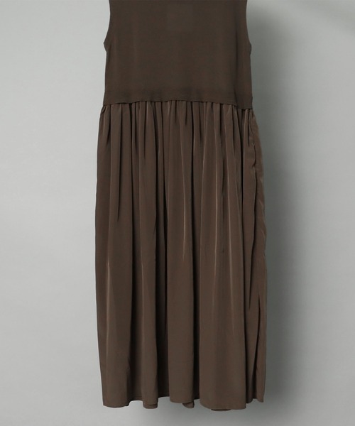 ADAWAS（アダワズ）の「【 ADAWAS / アダワス 】 GATHERED DRESS / ギャザードレス（ワンピース・レディース・ブラウン/ピンク・FREE）」の21枚目の写真