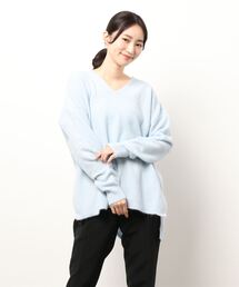 Tiara | アンゴラウールVネックニット(ニット/セーター)