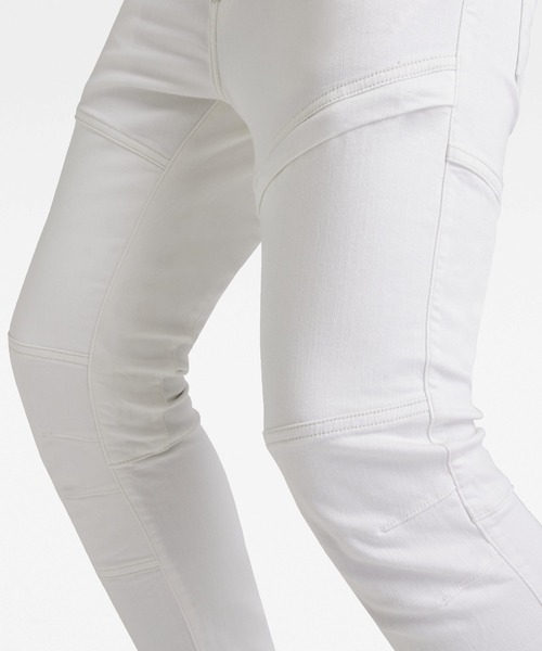 G-STAR（ジースター）の「RACKAM 3D SKINNY JEANS/スキニー/立体裁断（デニムパンツ・メンズ・ホワイト・27/30/28/30/29/30/30/30）」の4枚目の写真