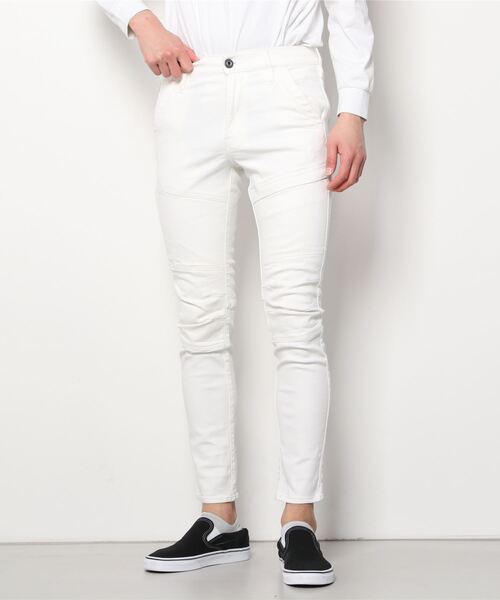G-STAR（ジースター）の「RACKAM 3D SKINNY JEANS/スキニー/立体裁断（デニムパンツ・メンズ・ホワイト・27/30/28/30/29/30/30/30）」の5枚目の写真