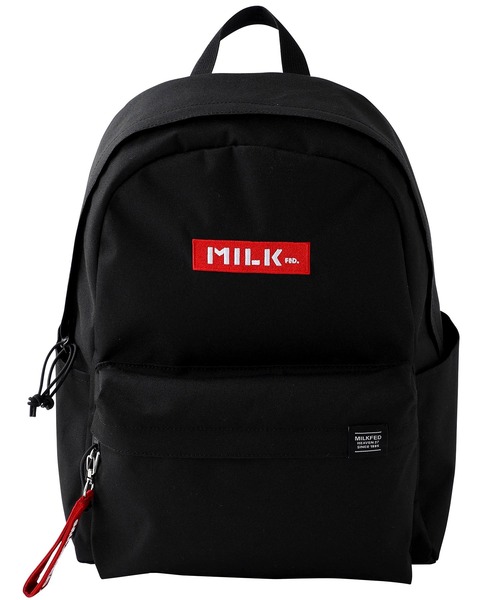 MILKFED.(ミルクフェド)の「MILKFED. BASIC DAYPACK/ブランドロゴ デイパック/リュックサック/バックパック(バックパック/リュック・レディース・ブラック/レッド/ライトパープル/ライトピンク/ライトグリーン・ONE SIZE)」の14枚目の写真