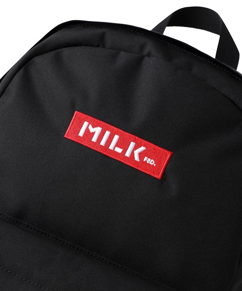 MILKFED.(ミルクフェド)の「MILKFED. BASIC DAYPACK/ブランドロゴ デイパック/リュックサック/バックパック(バックパック/リュック・レディース・ブラック/レッド/ライトパープル/ライトピンク/ライトグリーン・ONE SIZE)」の17枚目の写真