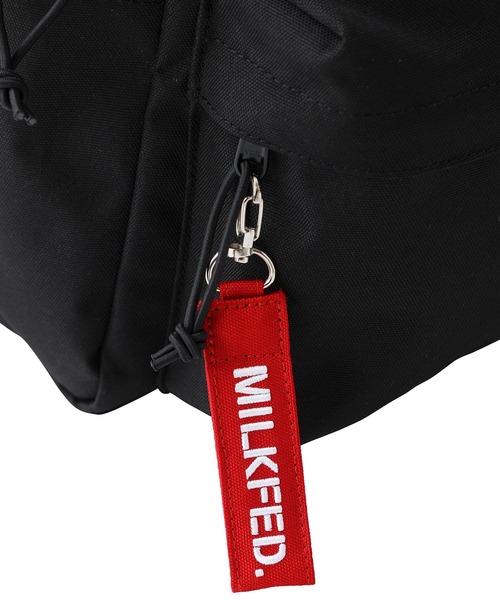 MILKFED.(ミルクフェド)の「MILKFED. BASIC DAYPACK/ブランドロゴ デイパック/リュックサック/バックパック(バックパック/リュック・レディース・ブラック/レッド/ライトパープル/ライトピンク/ライトグリーン・ONE SIZE)」の18枚目の写真