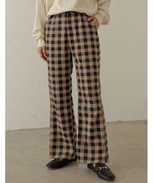 Deuxieme Classe パンツ（その他） 茶(千鳥格子) 0204125J0028 Deuxieme Classe スラックス 茶 0204125A0021 (パンツ