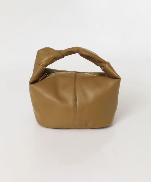 URBAN RESEARCH（アーバンリサーチ）の「One Knot Handle Bag（ハンドバッグ・レディース・グリーン/アイボリー/キャメル/イエロー系その他/インディゴブルー・-）」の7枚目の写真