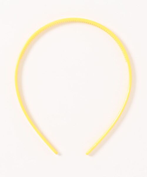 Fun & Daily（ファンアンドデイリー）の「F&D : ナローカラーカチューシャ（カチューシャ・レディース・オレンジ/ピンク/グレー/ベージュ/ブラック/イエロー/グリーン/ローズ・FREE）」の5枚目の写真