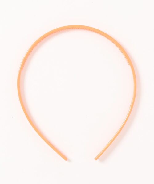 Fun & Daily（ファンアンドデイリー）の「F&D : ナローカラーカチューシャ（カチューシャ・レディース・オレンジ/ピンク/グレー/ベージュ/ブラック/イエロー/グリーン/ローズ・FREE）」の8枚目の写真