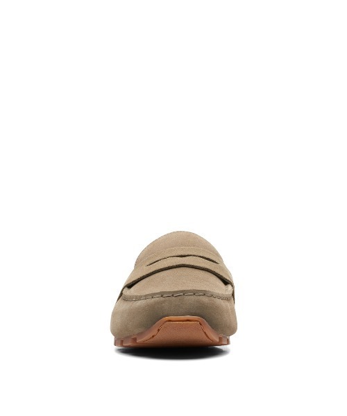 Clarks(クラークス)の「Oswick Bar / オズウィックバー(オリーブスエード)(ローファー・メンズ・ダークオリーブ・UK8.5/UK9.5/UK7/UK8/UK9/UK6/UK6.5/UK7.5/UK10)」の3枚目の写真