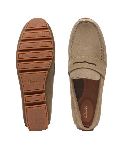 Clarks(クラークス)の「Oswick Bar / オズウィックバー(オリーブスエード)(ローファー・メンズ・ダークオリーブ・UK8.5/UK9.5/UK7/UK8/UK9/UK6/UK6.5/UK7.5/UK10)」の7枚目の写真