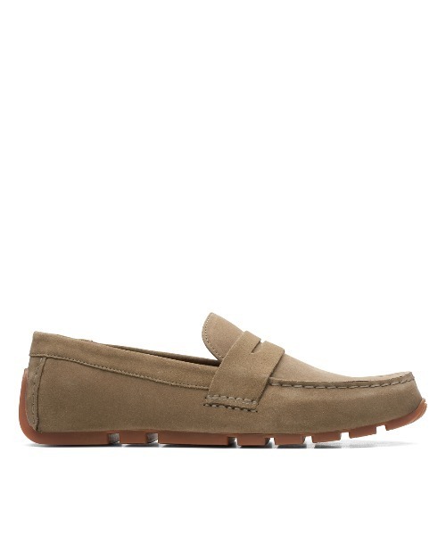 Clarks(クラークス)の「Oswick Bar / オズウィックバー(オリーブスエード)(ローファー・メンズ・ダークオリーブ・UK8.5/UK9.5/UK7/UK8/UK9/UK6/UK6.5/UK7.5/UK10)」の10枚目の写真