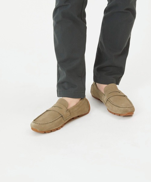 Clarks(クラークス)の「Oswick Bar / オズウィックバー(オリーブスエード)(ローファー・メンズ・ダークオリーブ・UK8.5/UK9.5/UK7/UK8/UK9/UK6/UK6.5/UK7.5/UK10)」の14枚目の写真