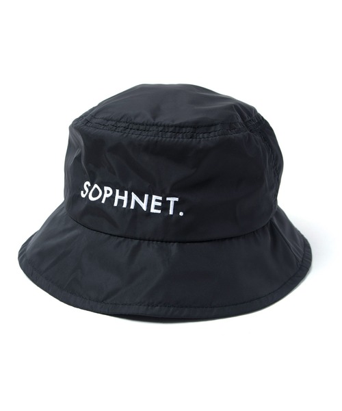 SOPHNET.(ソフネット)の「LIMONTA NYLON BUCKET HAT(ハット・メンズ・ブラック/ネイビー・FREE)」の1枚目の写真