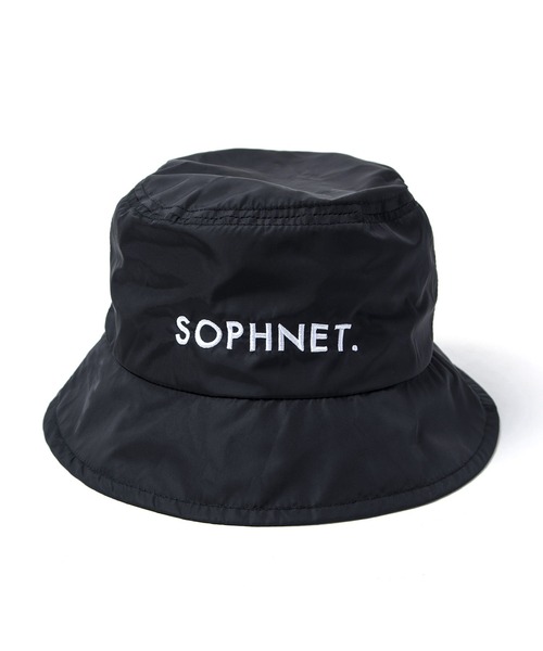 SOPHNET.(ソフネット)の「LIMONTA NYLON BUCKET HAT(ハット・メンズ・ブラック/ネイビー・FREE)」の5枚目の写真