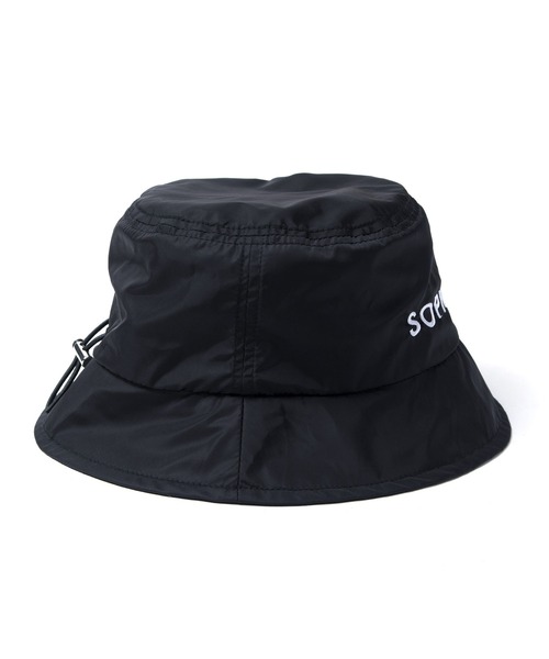 SOPHNET.(ソフネット)の「LIMONTA NYLON BUCKET HAT(ハット・メンズ・ブラック/ネイビー・FREE)」の8枚目の写真
