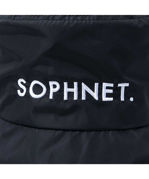 SOPHNET.(ソフネット)の「LIMONTA NYLON BUCKET HAT(ハット・メンズ・ブラック/ネイビー・FREE)」の10枚目の写真