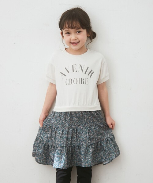 セール 花柄ドッキング ワンピース ワンピース Any Fam エニィファム のファッション通販 Zozotown