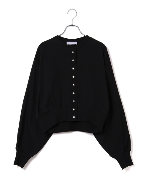 ADAM ET ROPE'（アダムエロペ）の「【サステナブル】ブロードリブカーディガンコンビワンピース（ワンピース・レディース・グリーン/ブラック/ホワイト・FREE）」の18枚目の写真