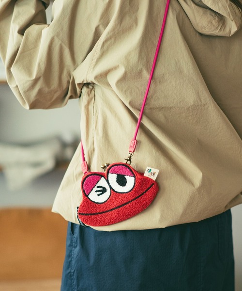 gym master（ジムマスター）の「≪Fluke Frog≫カエルガマグチミニショルダー（ショルダーバッグ・レディース・ダークグリーン/レッド/ライトグリーン・FREE）」の15枚目の写真