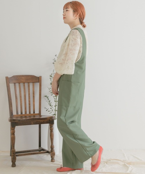 ITEMS URBANRESEARCH（アイテムズ アーバンリサーチ）の「リーフジャガードブラウス（シャツ/ブラウス・レディース・グレー/グリーン/グレー系その他・FREE）」の17枚目の写真