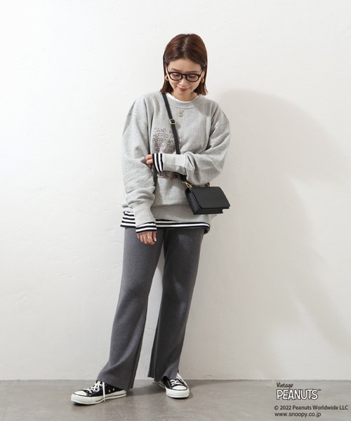 Champion（チャンピオン）の「別注【CHAMPION】REVERSE WEAVE クルーネック：スウェット◆（スウェット・レディース・ブラック/グレー/ナチュラル・LARGE）」の6枚目の写真