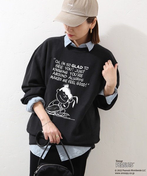 Champion（チャンピオン）の「別注【CHAMPION】REVERSE WEAVE クルーネック：スウェット◆（スウェット・レディース・ブラック/グレー/ナチュラル・LARGE）」の13枚目の写真