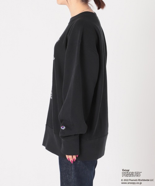 Champion（チャンピオン）の「別注【CHAMPION】REVERSE WEAVE クルーネック：スウェット◆（スウェット・レディース・ブラック/グレー/ナチュラル・LARGE）」の17枚目の写真