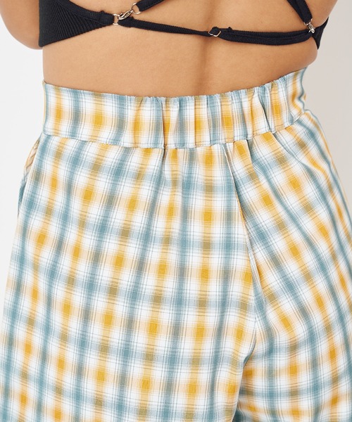 SPIRALGIRL(スパイラルガール)の「チェック柄ショートパンツ(その他パンツ・レディース・イエロー系/ブラック系・FREE)」の11枚目の写真