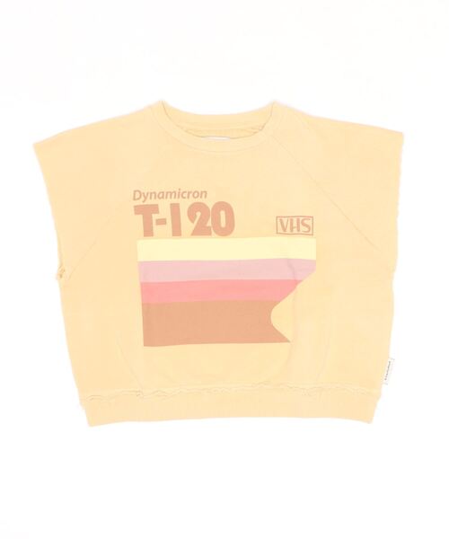 piupiuchick(ピュウピュウチック)の「piupiuchick / マルチカラープリント スウェットTシャツ(Tシャツ/カットソー・キッズ・クリーム・4Y/6Y)」の1枚目の写真